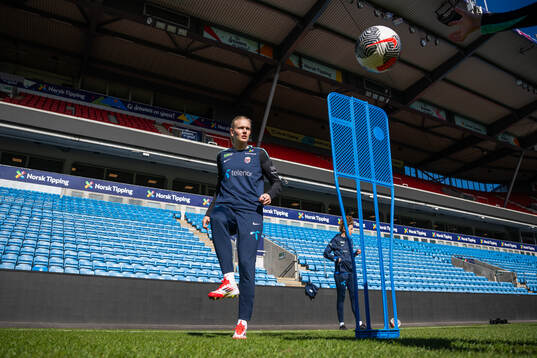 Karina Sævik of the Norwegian women's national football