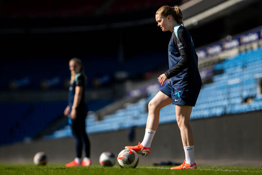 Signe Gaupset of the Norwegian women's national football