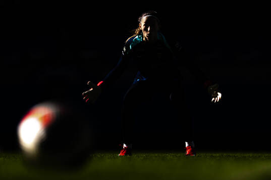 Goalkeeper Cecilie Fiskerstrand of the Norwegian women's