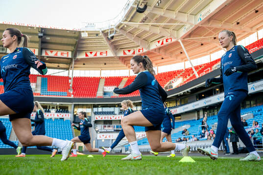 Tuva Hansen of the Norwegian women's national football team