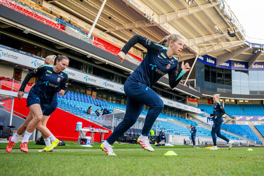Justine Kielland of the Norwegian women's national football