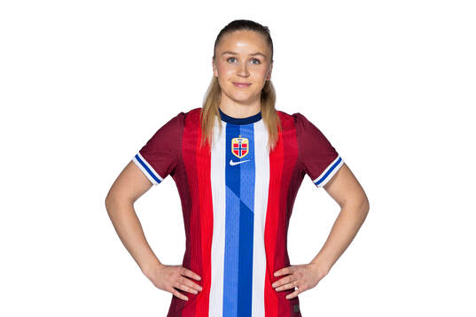 Anna Jøsendal of the Norwegian women's national football