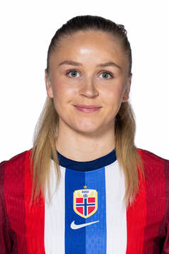 Anna Jøsendal of the Norwegian women's national football
