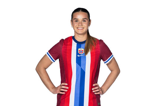 Andrea Norheim of the Norwegian women's national football