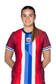 Andrea Norheim of the Norwegian women's national football