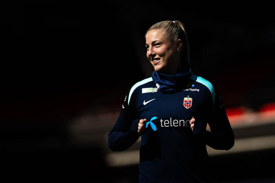 Sophie Román Haug of the Norwegian women's national