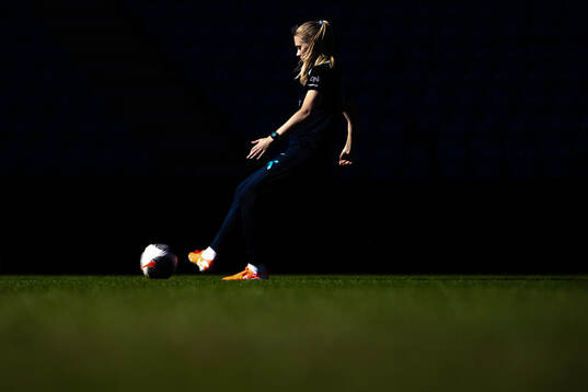 Mathilde Harviken of the Norwegian women's national