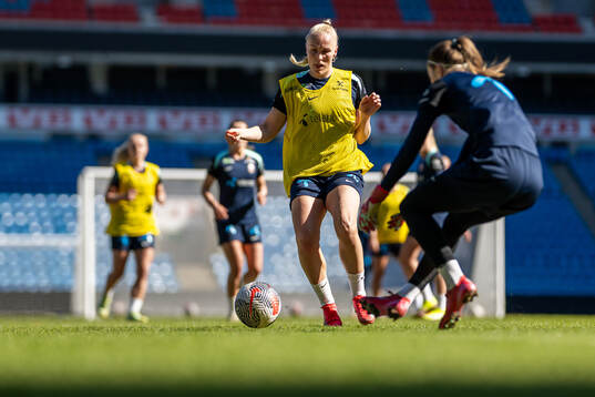 Maria Thorisdottir of the Norwegian women's national