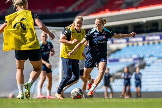 Lisa Fjeldstad Naalsund of the Norwegian women's national