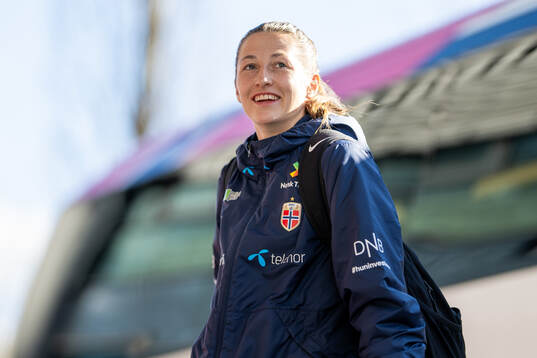 Goalkeeper Cecilie Fiskerstrand of the Norwegian women's