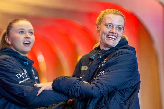 Anna Langås Jøsendal and Mathilde Harviken of the
