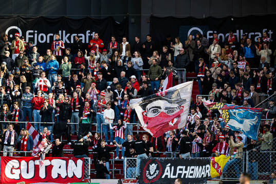 Spectators in the stands