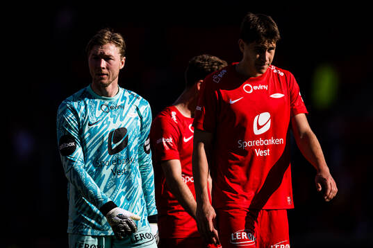 Mathias Dyngeland and Eivind Helland of Brann