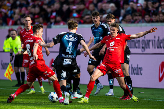 Felix Horn Myhre and Emil Kornvig of Brann