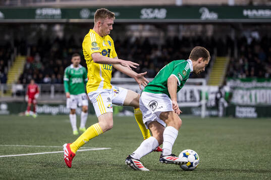 Falkenbergs Lucas Sibelius och Brages Jacob Stensson