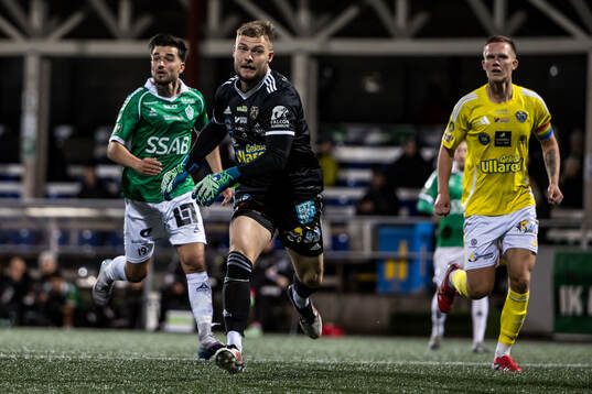 Falkenbergs målvakt Anton Andersson
