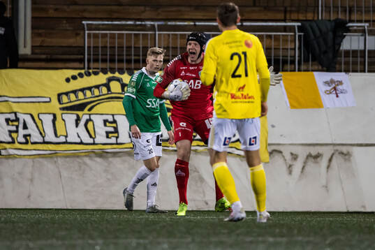 Brages målvakt Viktor Frodig