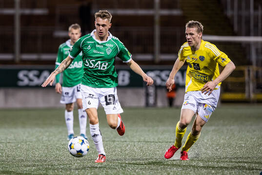 Brages Marinus Larsen och Falkenbergs Hampus Källström