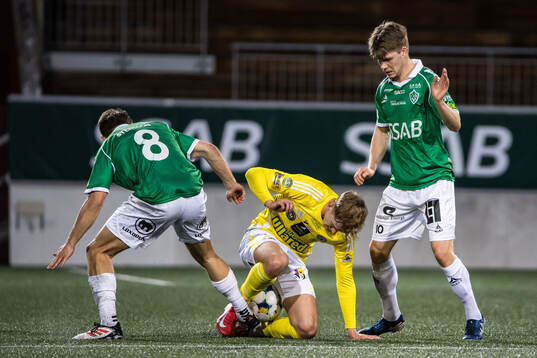 Brages Jacob Stensson och Falkenbergs Hampus Källström