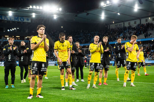 Elfsborgs Besfort Zeneli, Rasmus Wikström, Niklas Hult och