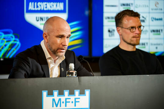 Malmö FFs tränare Henrik Rydström och Elfsborgs tränare