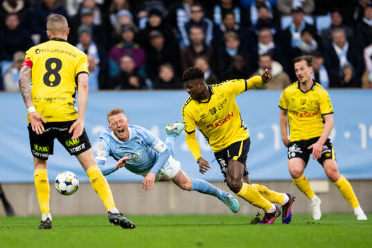 Malmö FFs Anders Bleg Christiansen och Elfsborgs Elfsborgs