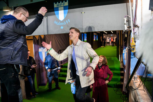 Malmö FFs Sören Rieks tackas av