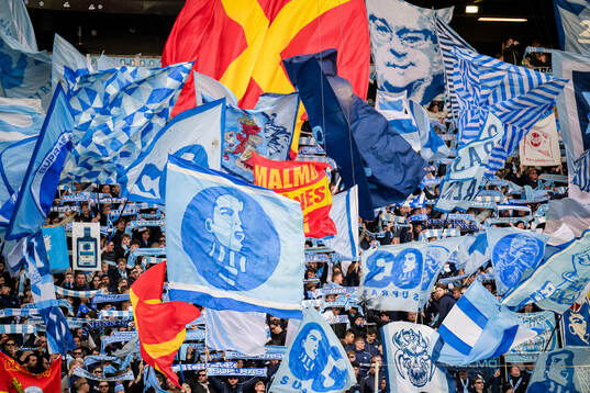 under fotbollsmatchen i Allsvenskan mellan Malmö FF och
