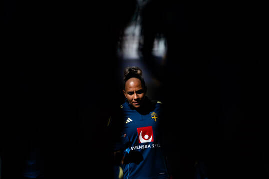 Madelen Janogy of the Swedish women's national football team
