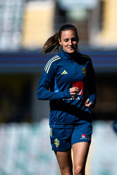 Nathalie Björn of the Swedish women's national football