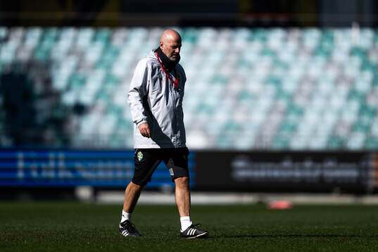 Assistant coach Magnus Wikman of the Swedish women's