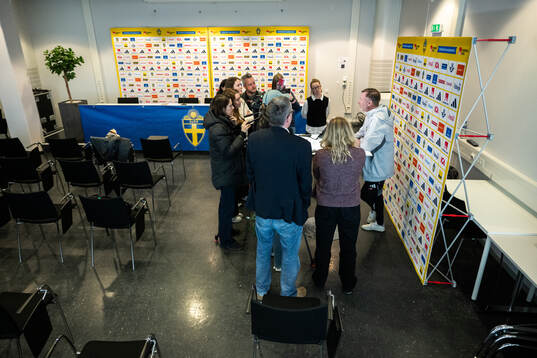 Head coach Peter Gerhardsson of the Swedish women's