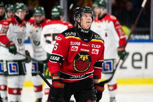 Luleås Marcus Hardegård deppar