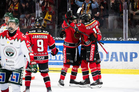 Luleås Pontus Själin, Mathias Bromé och Eetu