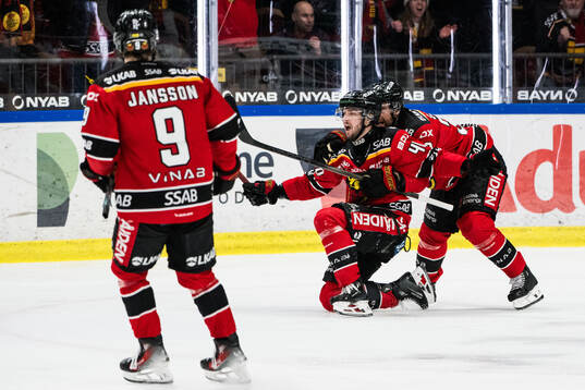 Luleås David Lilja jublar