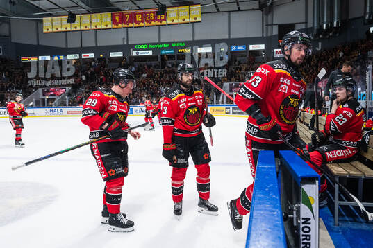 Luleås Erik Gustafsson, Frederic Allard, Eetu Koivistoinen