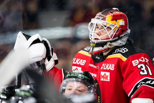 Luleås målvakt Matteus Ward
