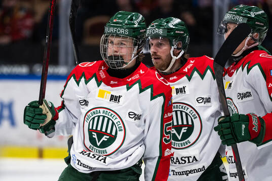 Frölundas Ivar Stenberg jublar