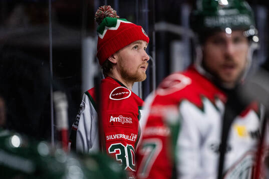 Frölundas målvakt Tobias Normann