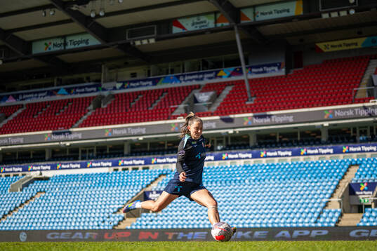 Vilde Bøe Risa of the Norwegian women's national football