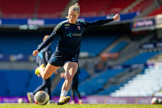 Sophie Román Haug of the Norwegian women's national