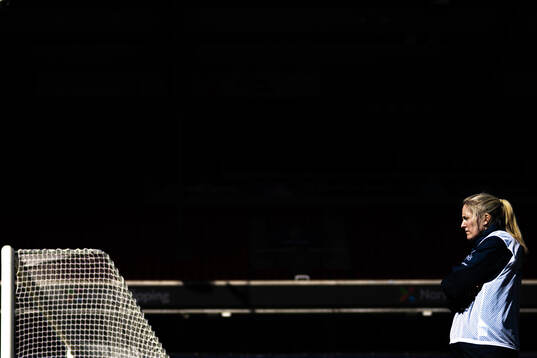 Gemma Grainger, head coach of the Norwegian women's
