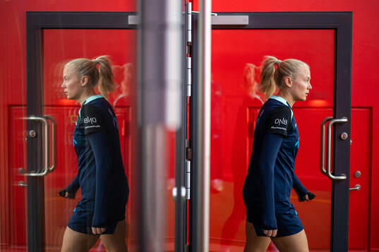 Guro Bergsvand of the Norwegian women's national football