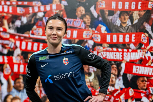 Ingrid Syrstad Engen of the Norwegian women's national