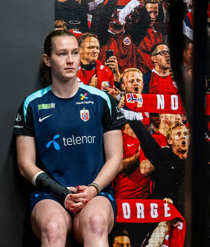 Elisabeth Terland of the Norwegian women's national