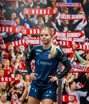 Emilie Woldvik of the Norwegian women's national football