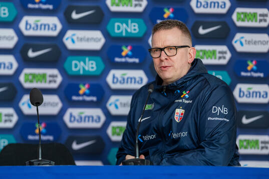 Media officer Henning Sverdrup of the Norwegian women's