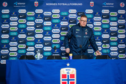 Media officer Henning Sverdrup of the Norwegian women's