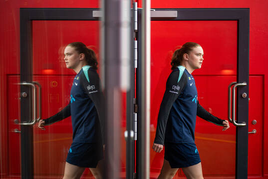 Signe Gaupset of the Norwegian women's national football