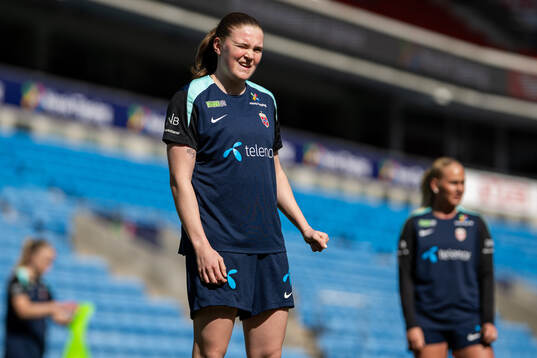Signe Gaupset of the Norwegian women's national football